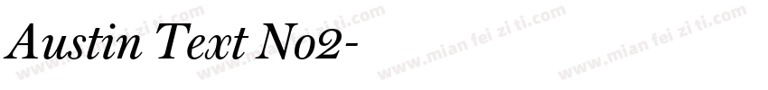 Austin Text No2字体转换
